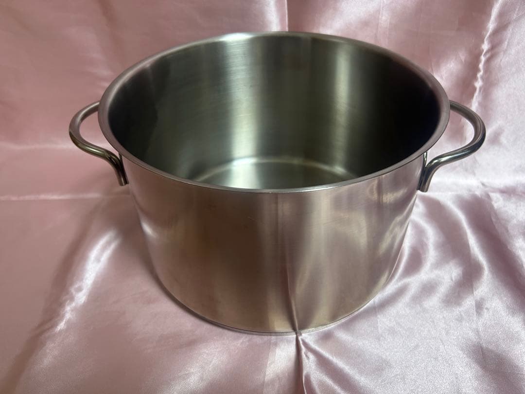 フィスラー 24cm ステンレス製両手鍋 ガラス蓋付き