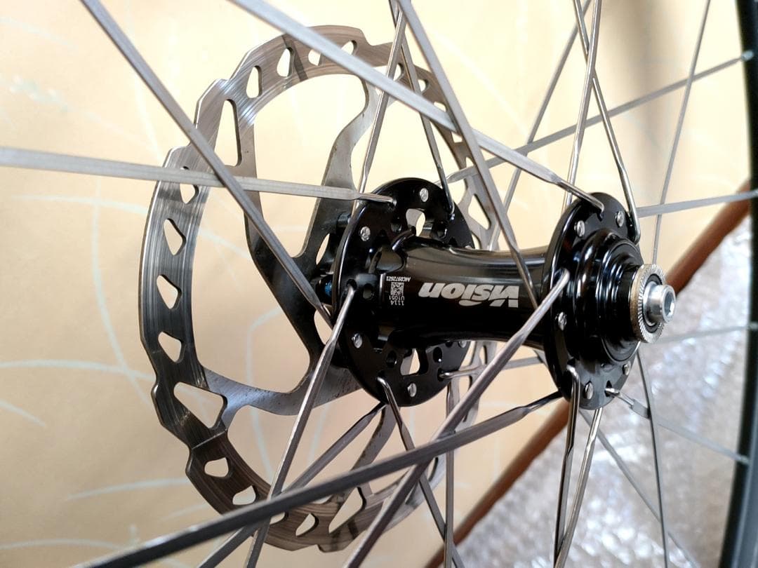 VISION TEAM30 DISC クイックタイプ ホイール前後セット 自転車