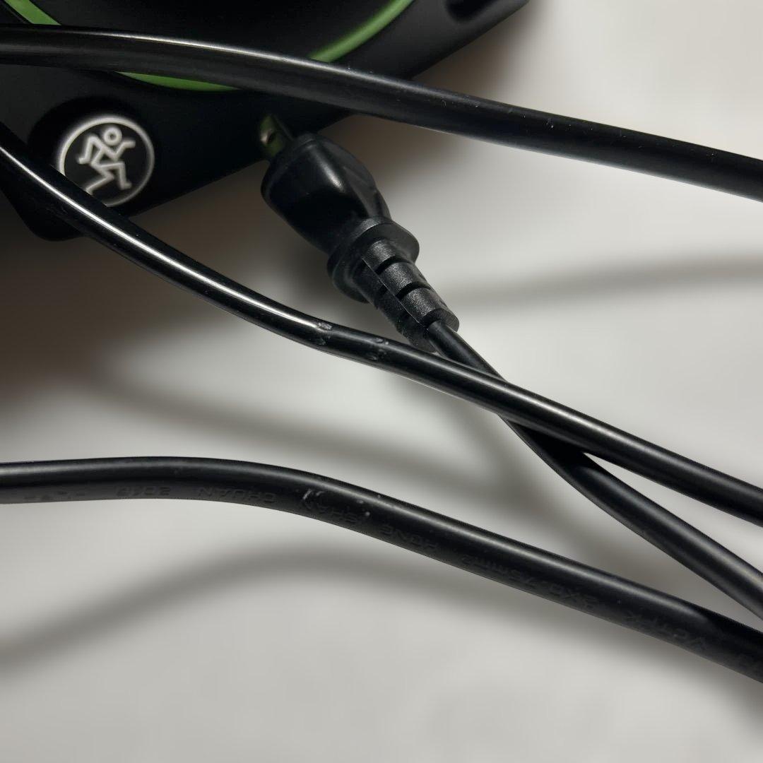 Mackie CR3 モニタースピーカー ブラック/グリーン 動作確認済み。