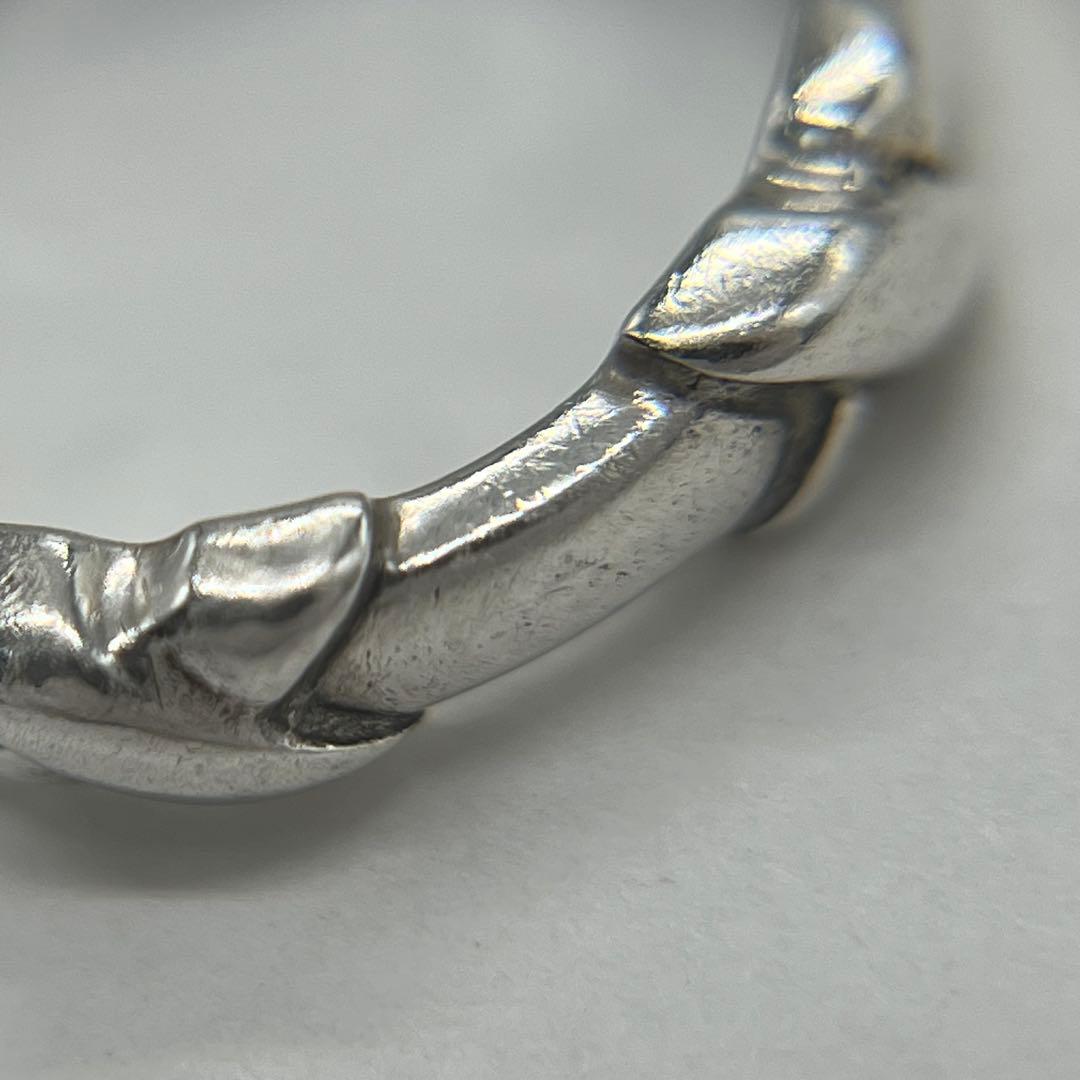 ティファニー TIFFANY シグネチャークロス ステッチリング 8号 SV