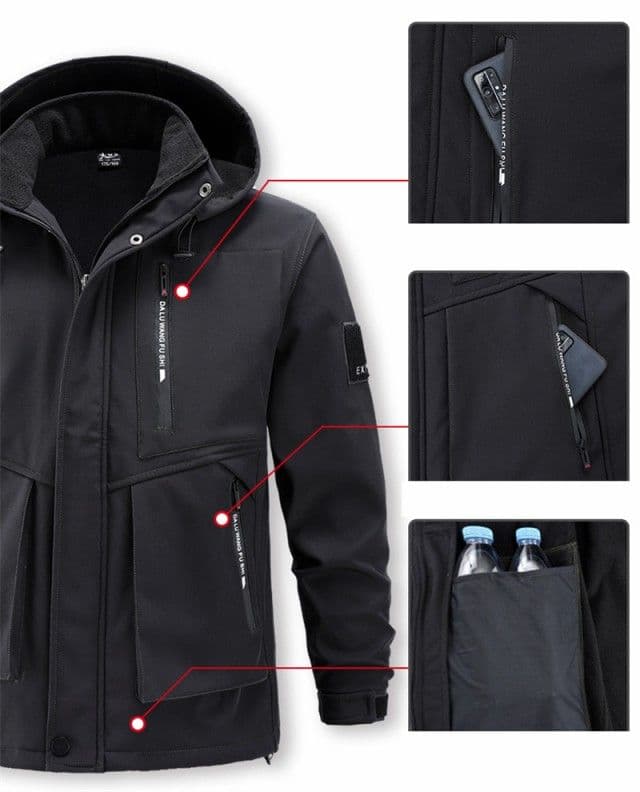 作業着 メンズ ジャージ セットアップ 上下セット マウンテンパーカー 冷え対策