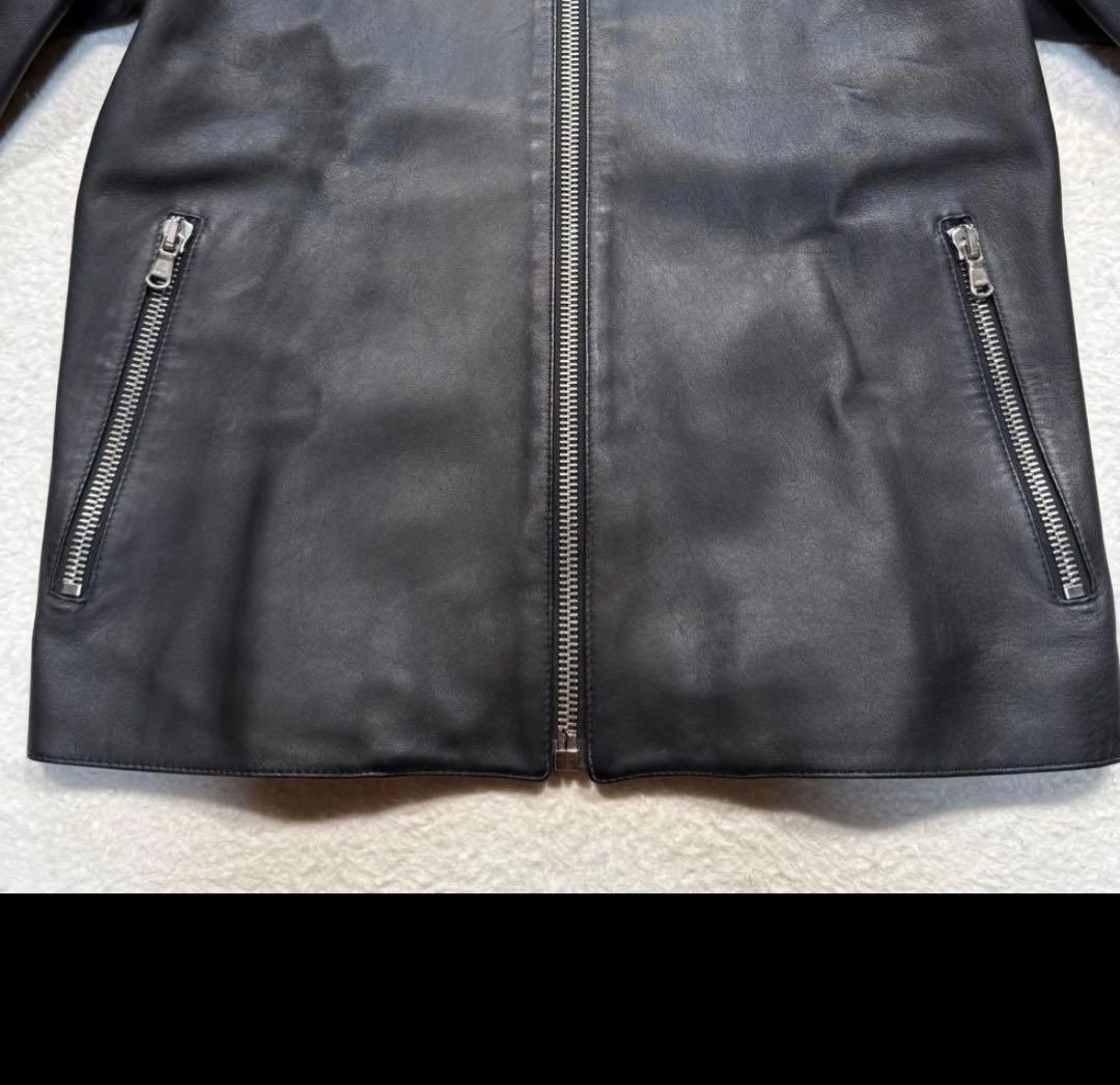 DENIM×tomrrowland別注 シングルライダースジャケット M 羊革