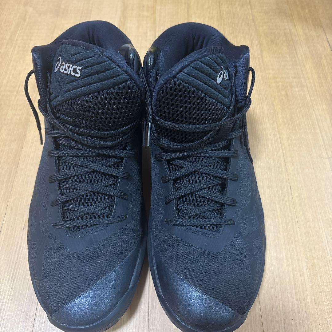 USED品.アシックスバスケットシューズ 27.0cm(男性)黒色
