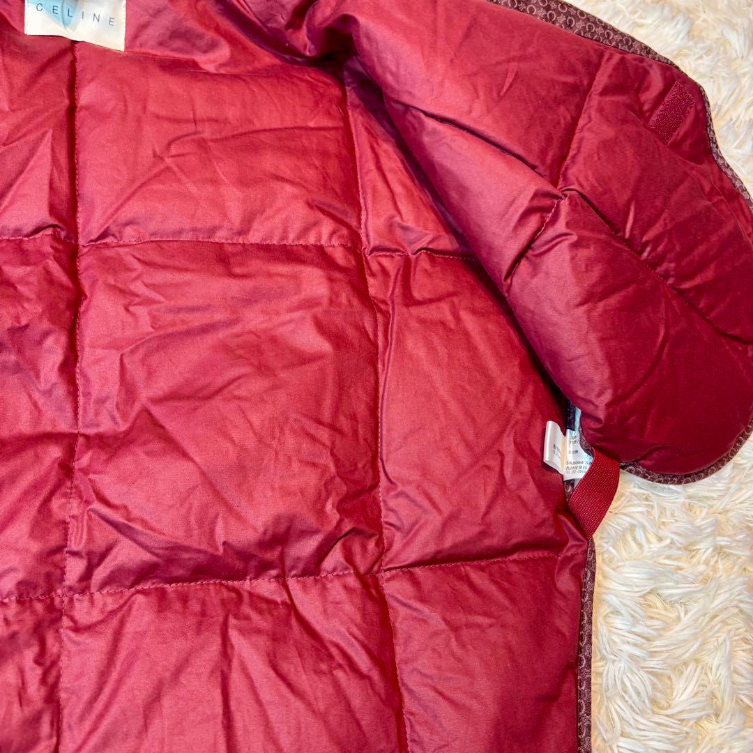 セリーヌ　新品未使用タグ付き　ポンチョ　マカダム柄　モノグラム　ダウン　高級