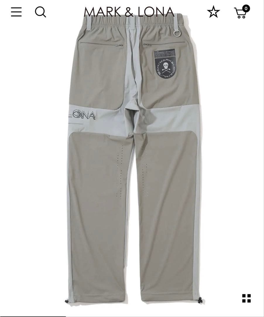 【新品】未使用　MARK & LONA メンズゴルフパンツ 44(S)