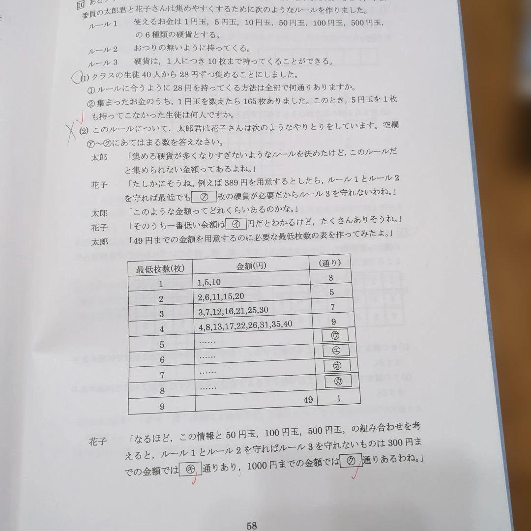 小6 算数 最高レベル特訓 No.28〜No.39復習＆実践テスト付き★浜学園