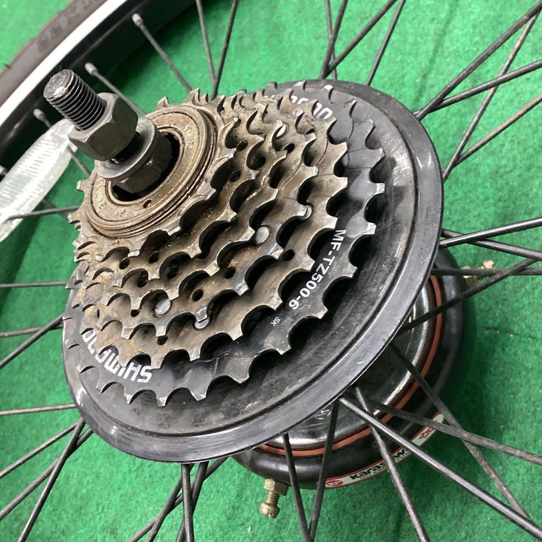 アルミリム　22×1.75 タイヤ付 外装6段　バンドブレーキ　22インチ