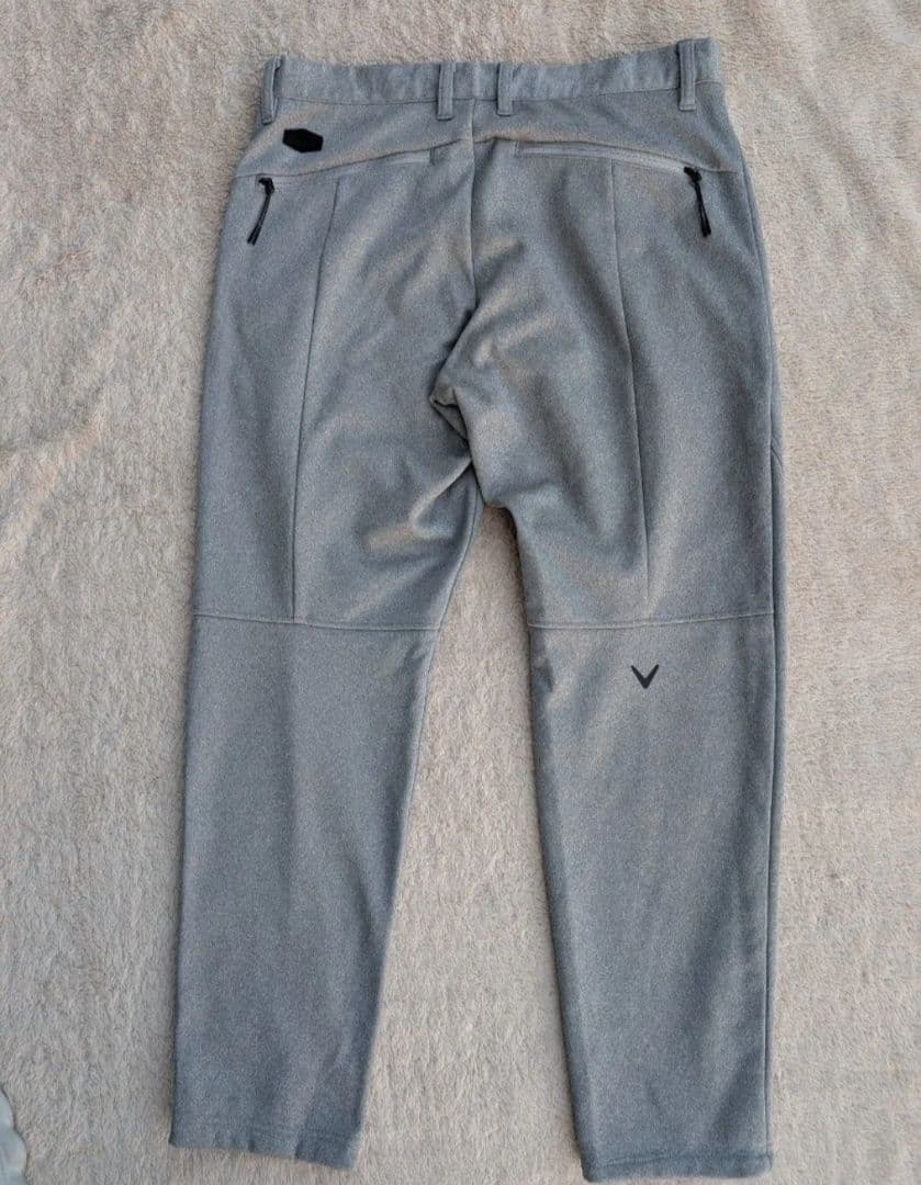 極美品】Callaway ゴルフウェア ジョガーパンツ メンズL 秋冬 裏起毛