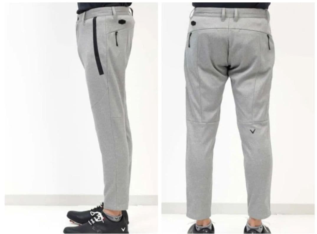 極美品】Callaway ゴルフウェア ジョガーパンツ メンズL 秋冬 裏起毛