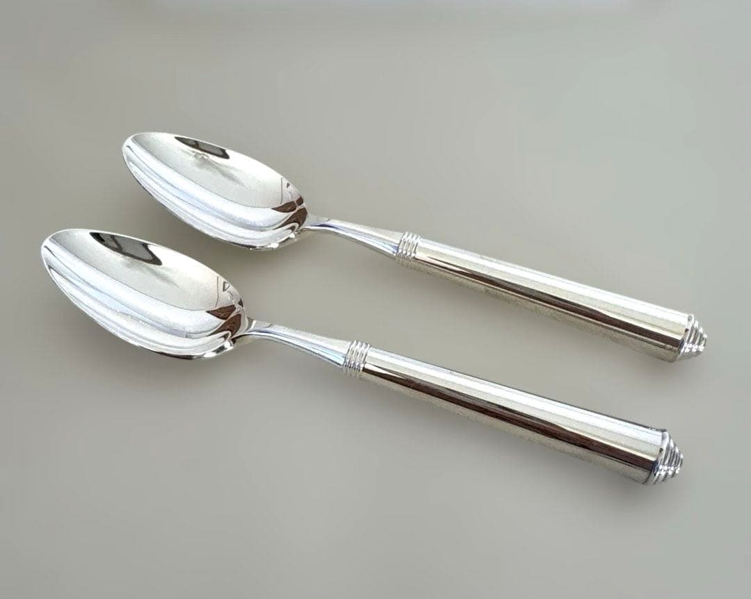 希少　Dior ティースプーン&レスト シルバープレーテッドメタル