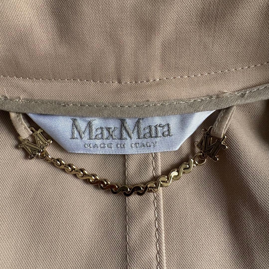 美品✨ MaxMara DRAVA トレンチケープ サンド UNICA 革ベルト