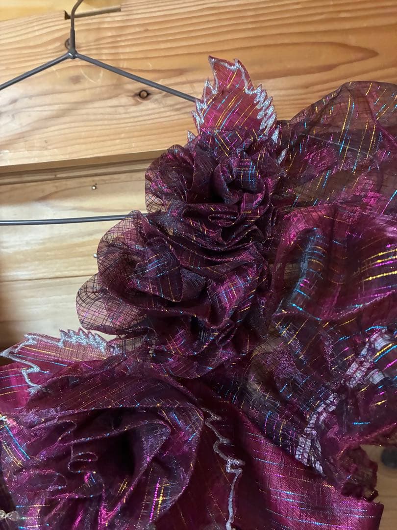 ドレス ワインレッド