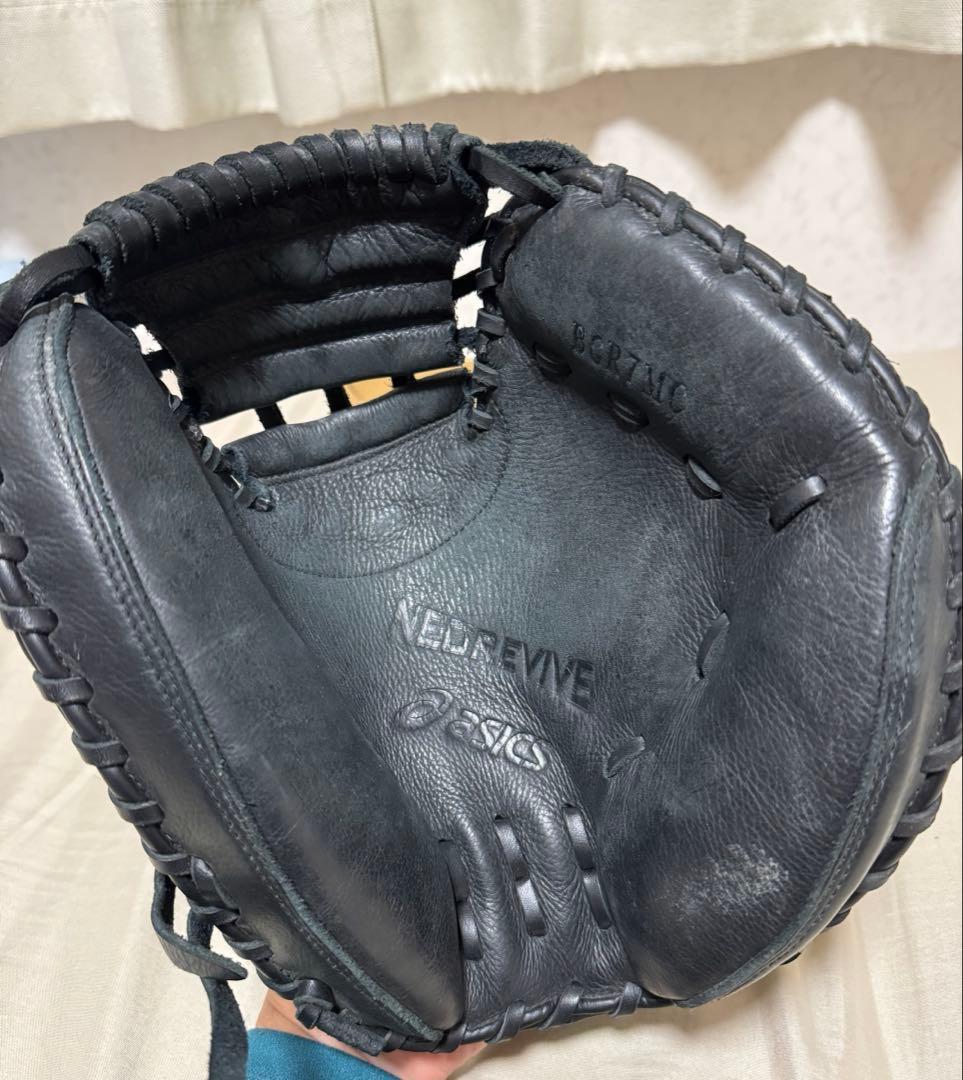 【R＆D】アシックス キャッチャーミット 中学生～大人用