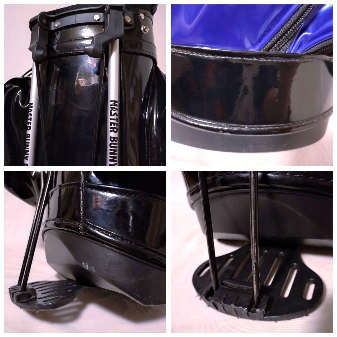 マスターバニーエディション　スタンド型キャディバック　ゴルフバッグ　エナメル