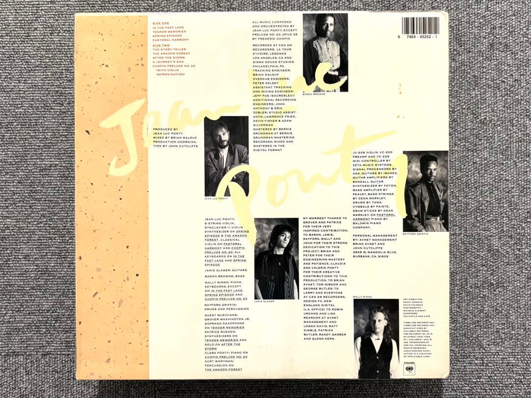 JEAN-LUC PONTY STORYTELLING レアUSオリジナルLP