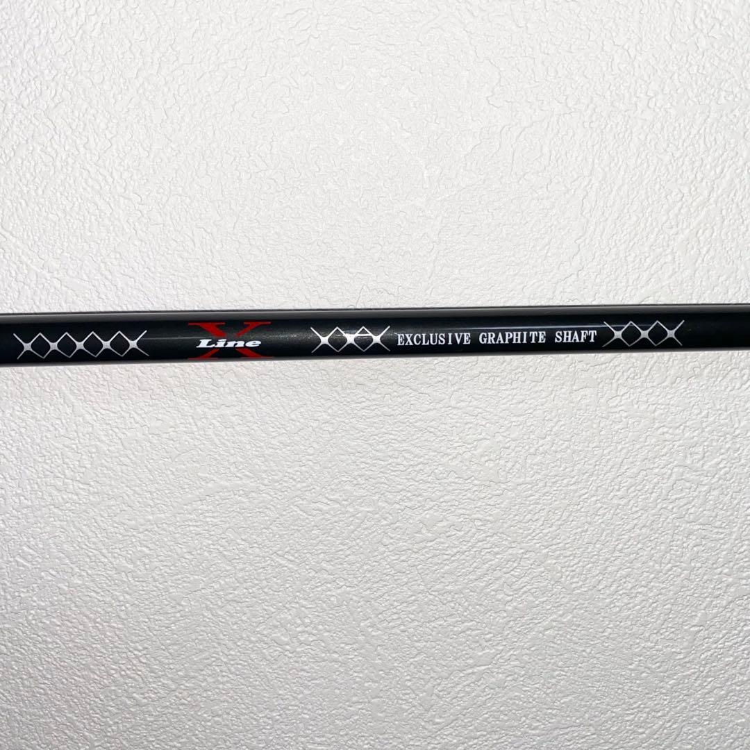 格安☆X-Lineゴルフクラブ フルセット☆メンズ初心者キャディバッグ付SR 黒