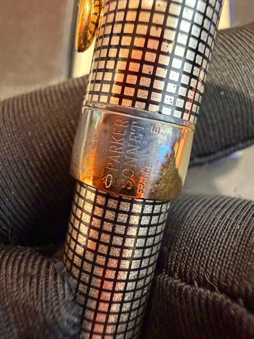 Parker 万年筆 スターリング925 銀無垢　K18 750 K18-750