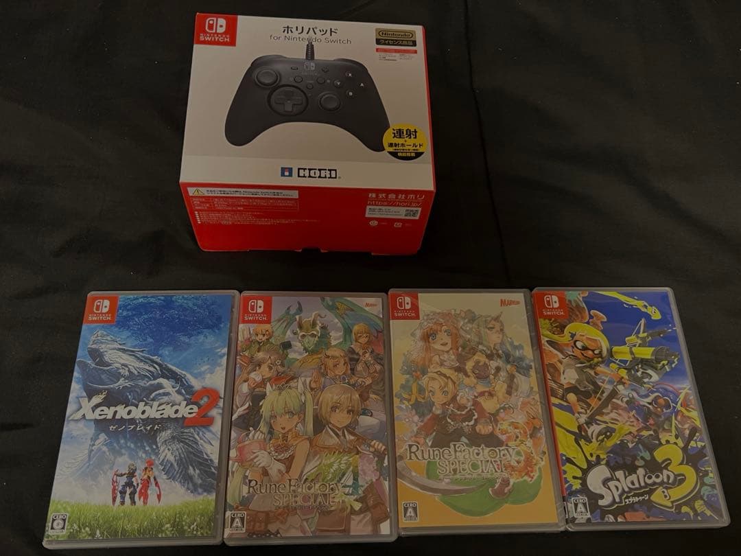 Switch本体＆ソフト付き ※スマブラ追加