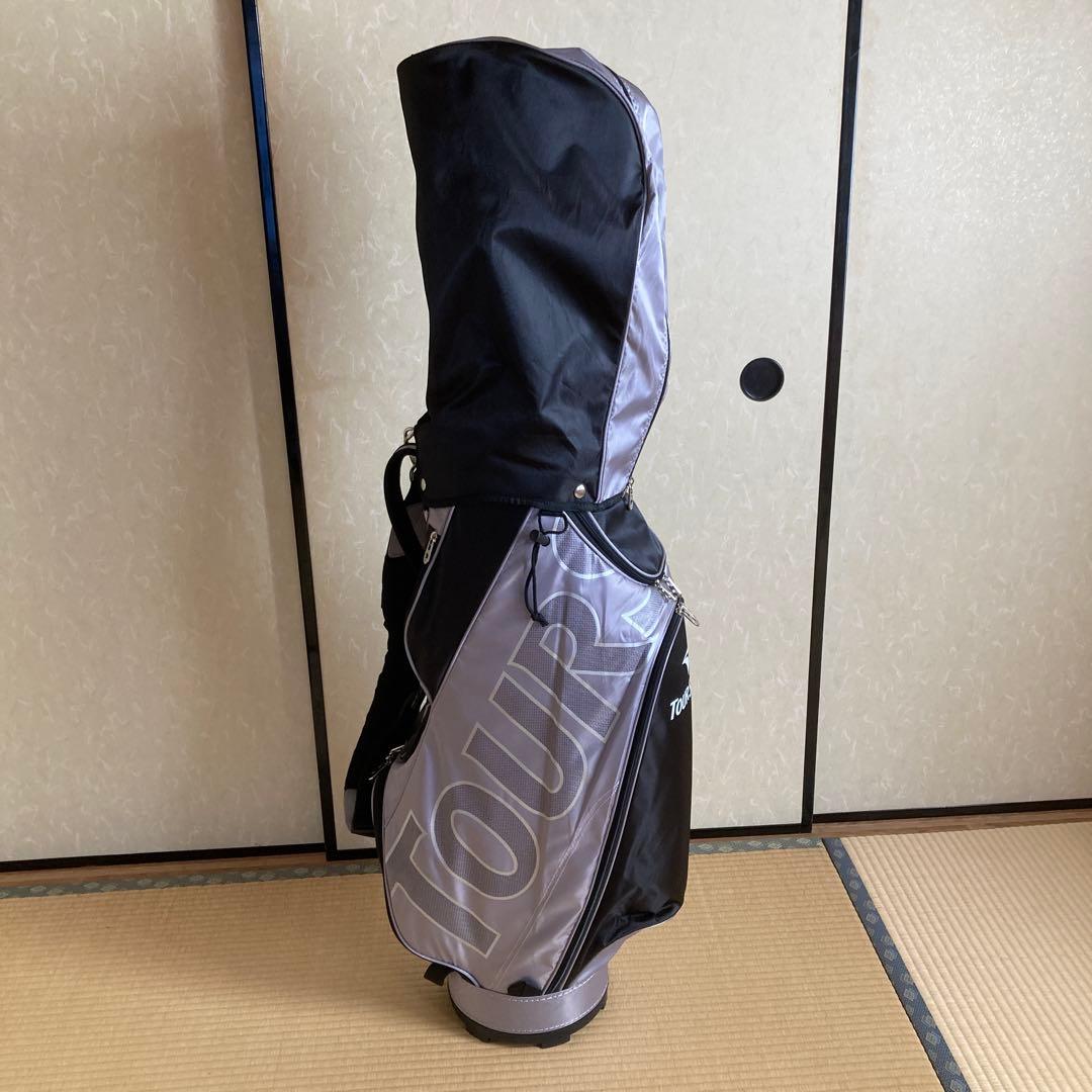 TOURSTAGE キャディバッグ ブラック/シルバー追加値引きしました