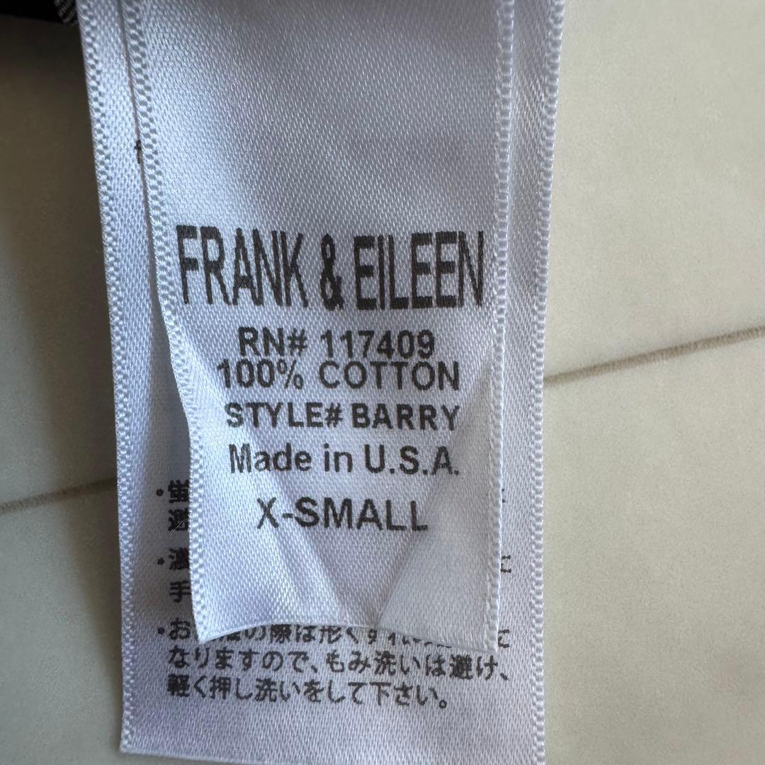 フランク&アイリーン 洗える　ギンガム長袖シャツブラウス　コットン100