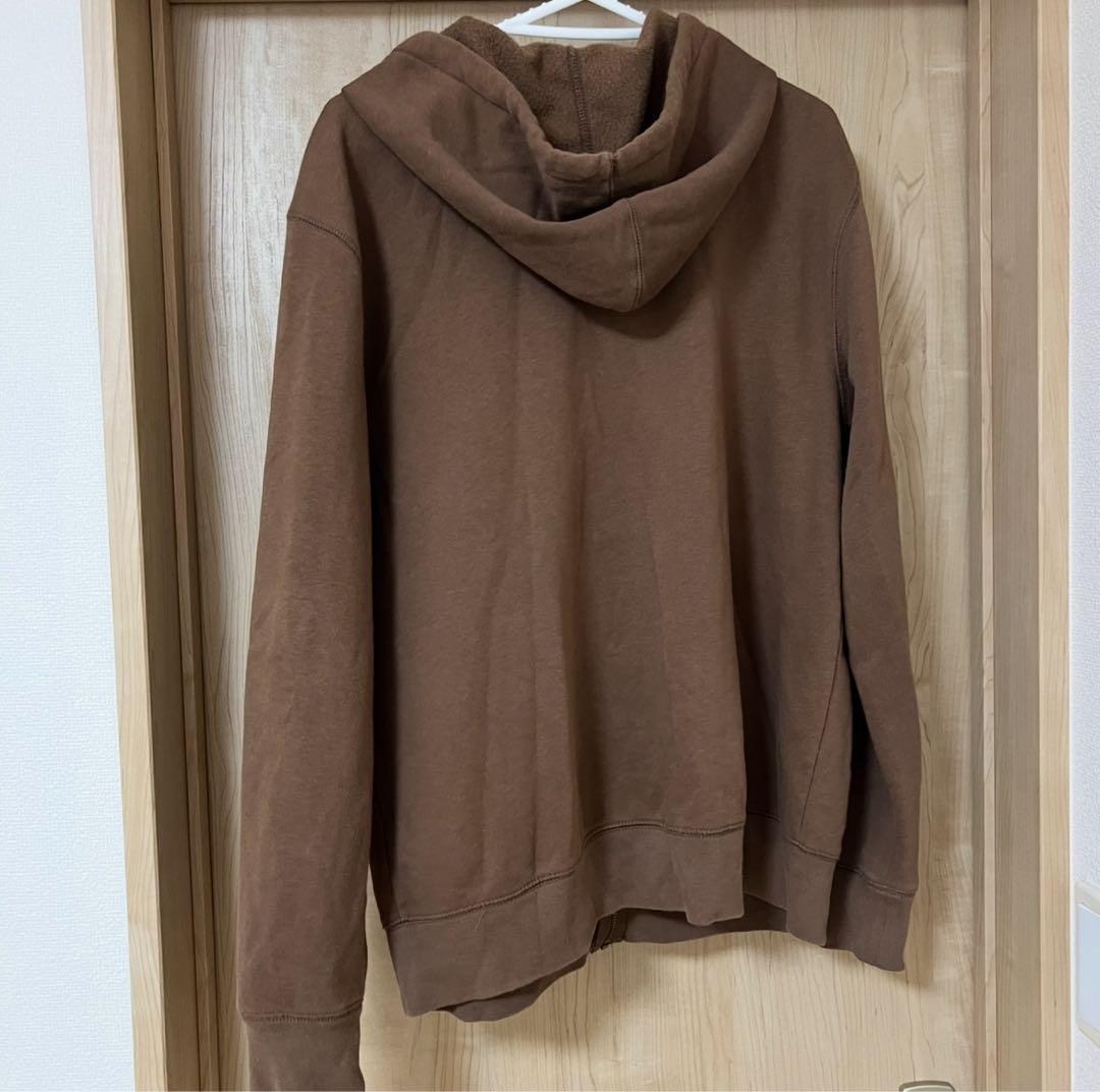 GAP ブラウン ジップアップパーカー L のじのじ
