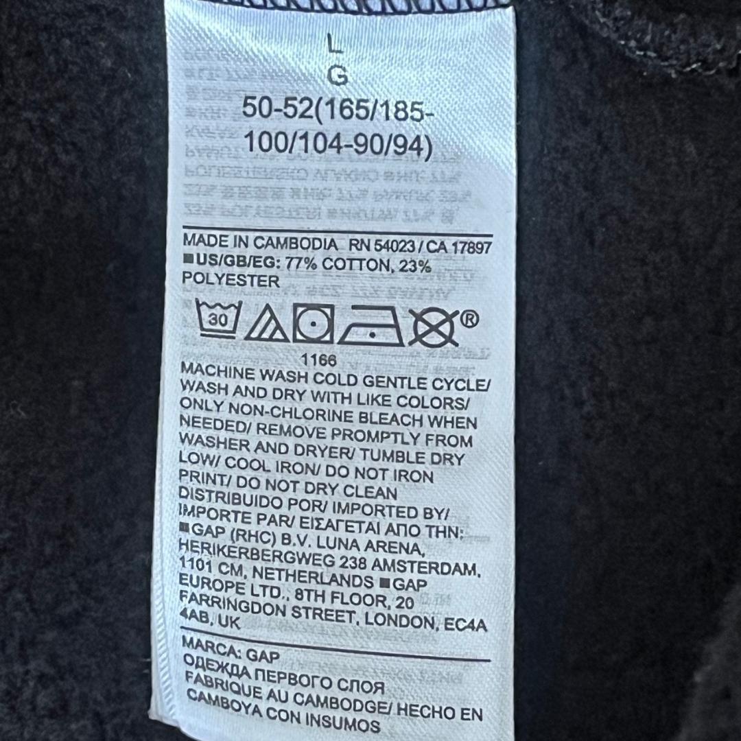 GAP パーカー リフレクター SNS 光る L ギャップ