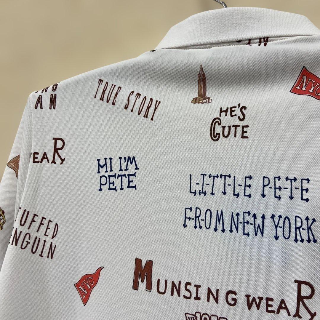 マンシングウエアレディスゴルフMI I'M PETE 長袖ポロシャツ LL