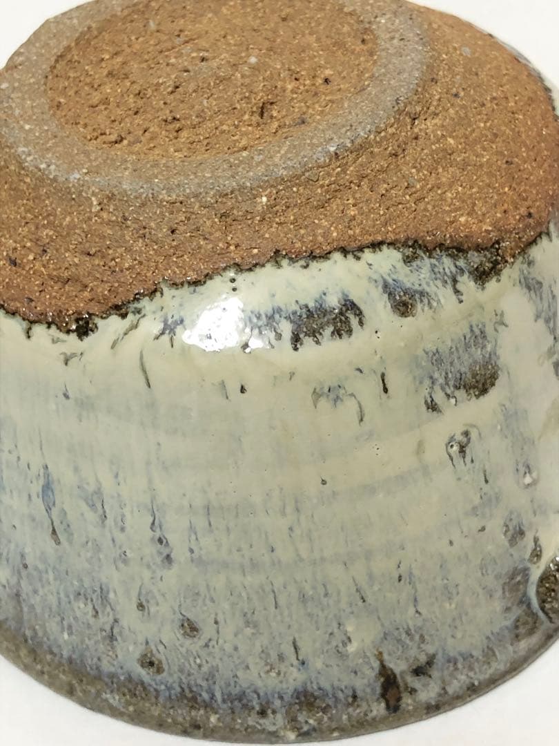 期間限定特価 唐津焼 朝鮮唐津 浜本洋好 藁灰釉 鉄釉 重ね掛け 片口小鉢