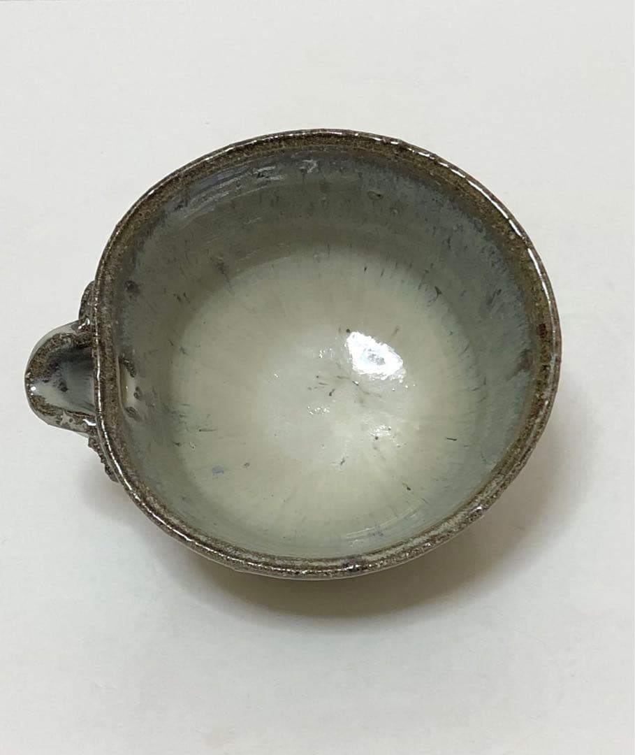 期間限定特価 唐津焼 朝鮮唐津 浜本洋好 藁灰釉 鉄釉 重ね掛け 片口小鉢