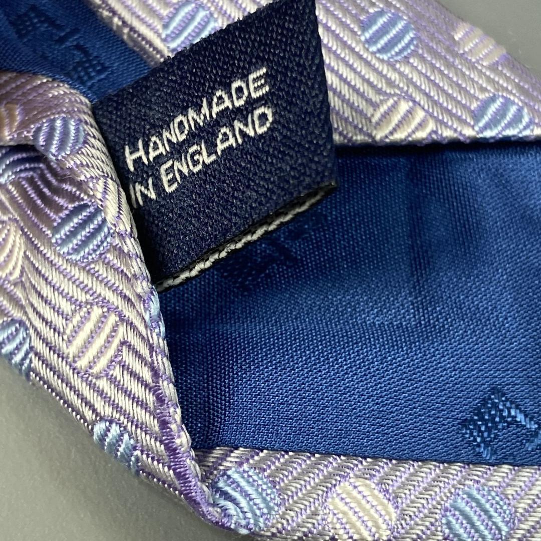 本家【ほぼ未使用】ギーブスアンドホークス ハンドメイドシルクネクタイ