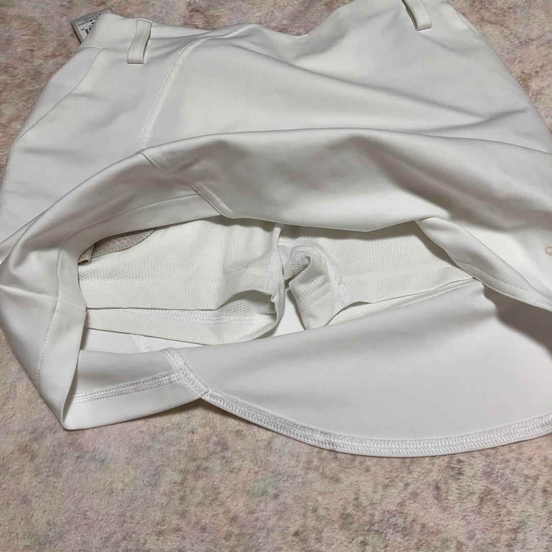 新品アディダスゴルフ 春夏セットアップ UVジップフーディー×白ラウンドスカート