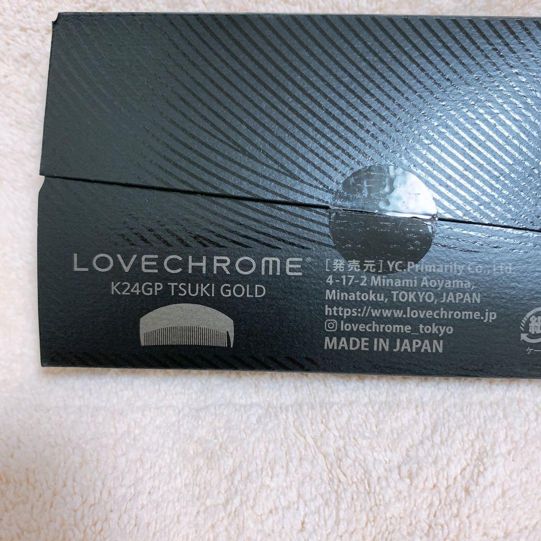 【未使用】 ラブクロム ツキ ゴールド K24G ギフトボックス ショッパー付き