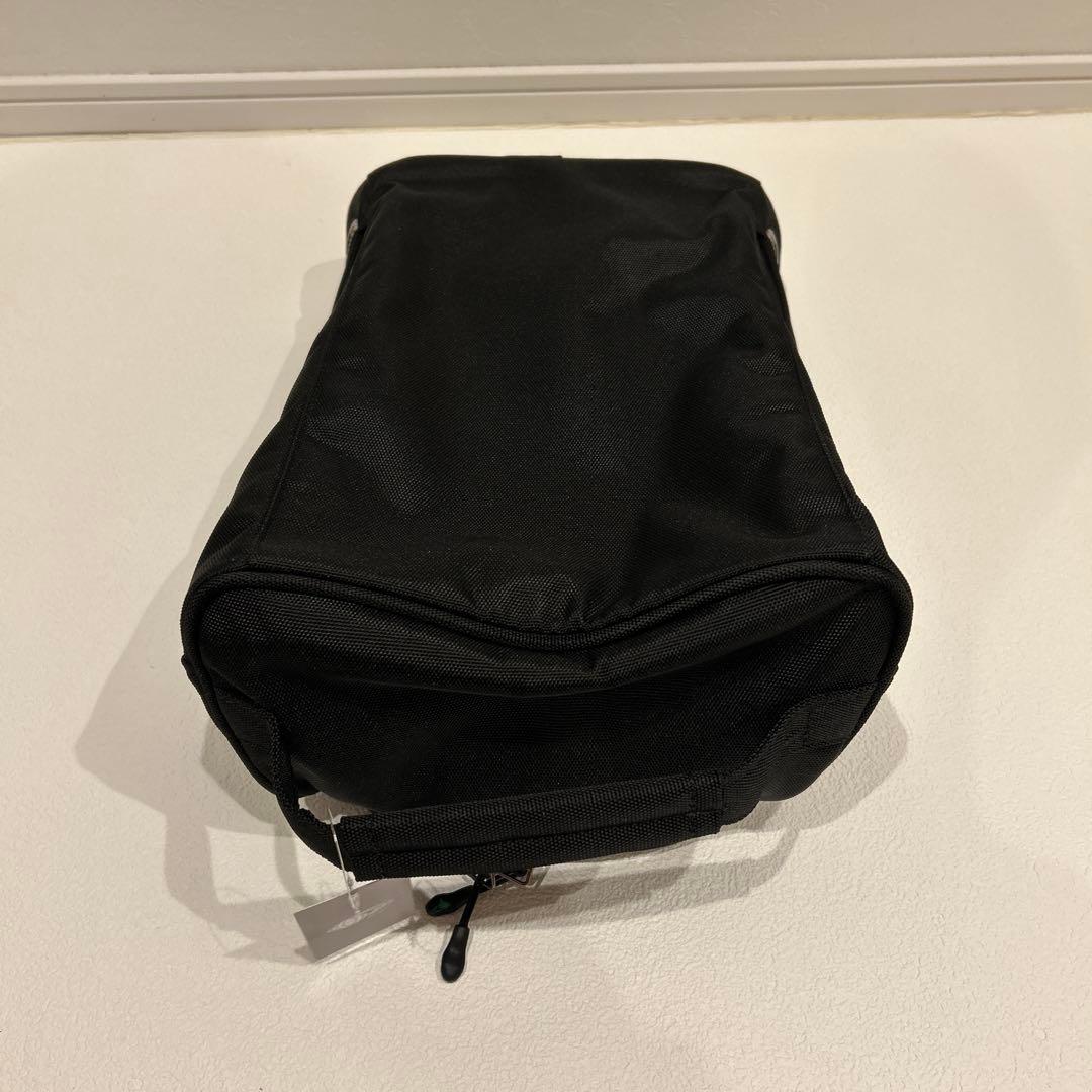新品・未使用✨BEAMS GOLF ビームス ゴルフ　シューズケース　黒　緑ロゴ