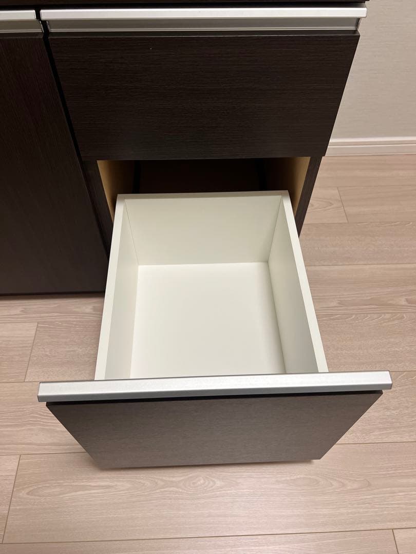 ニトリ　キッチンカウンター（キュリー2 80CT DBR)