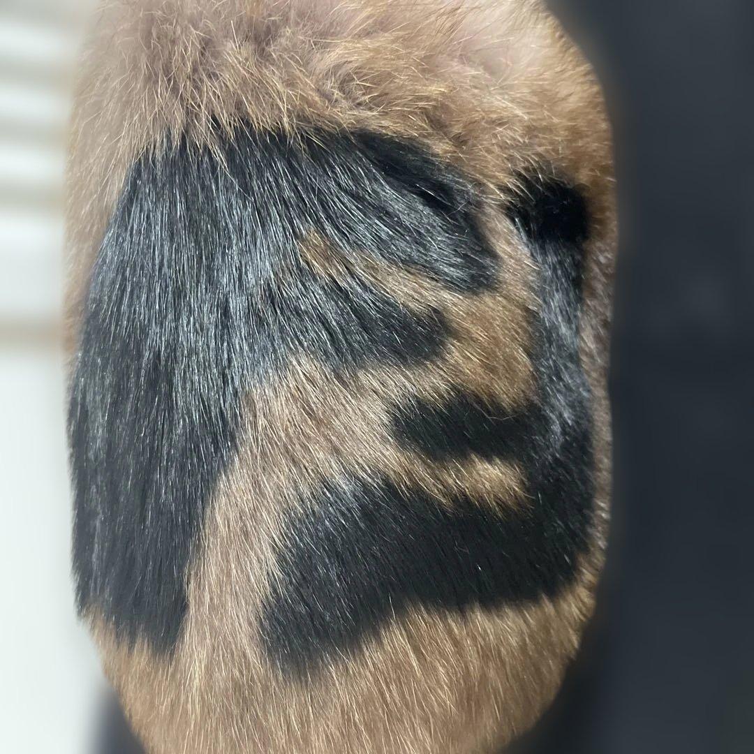 FENDI ポケットファー　ジレ　ブラック38 1回着用！