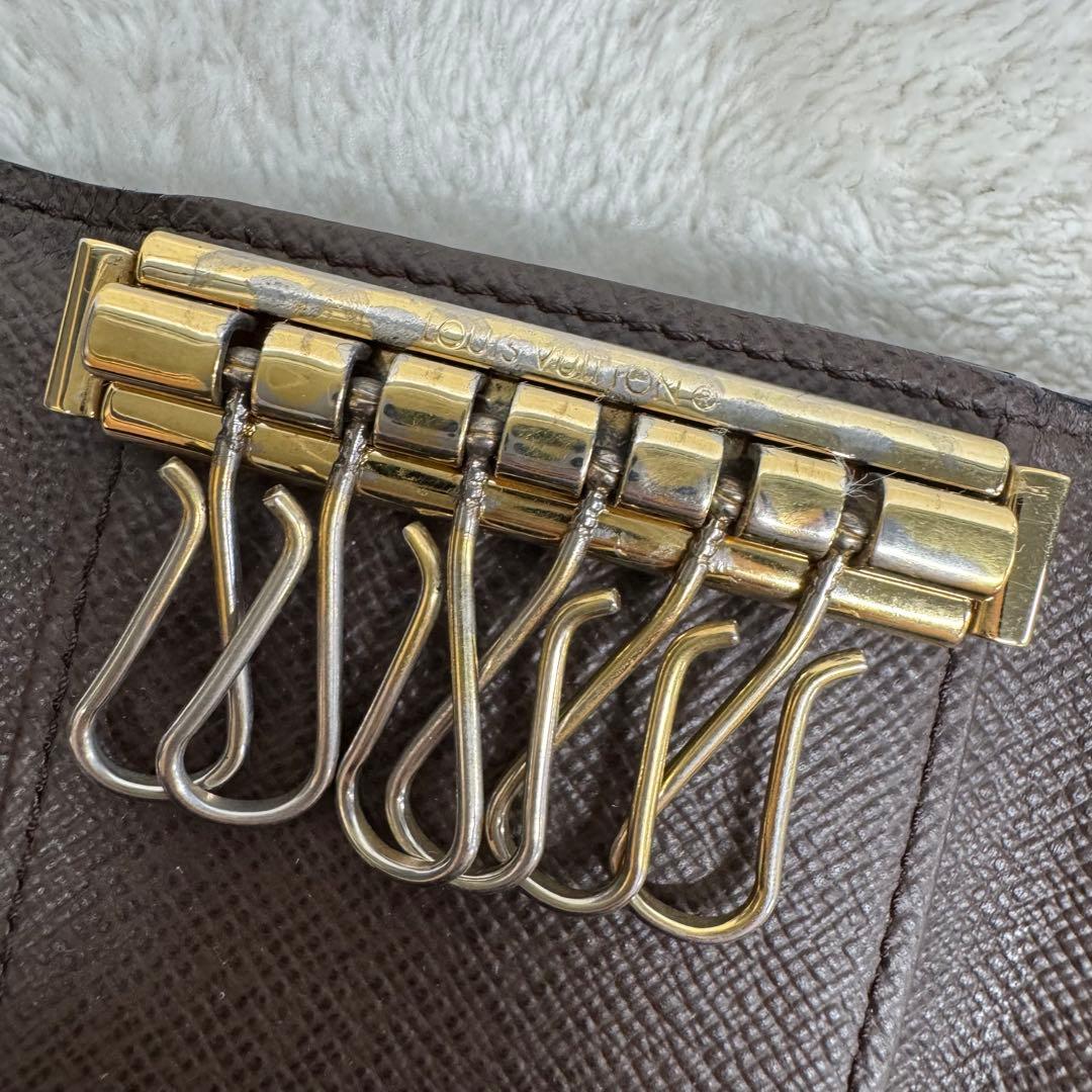 ルイヴィトン　ダミエ　キーケース　ブラウン　6連　LOUIS VUITTON