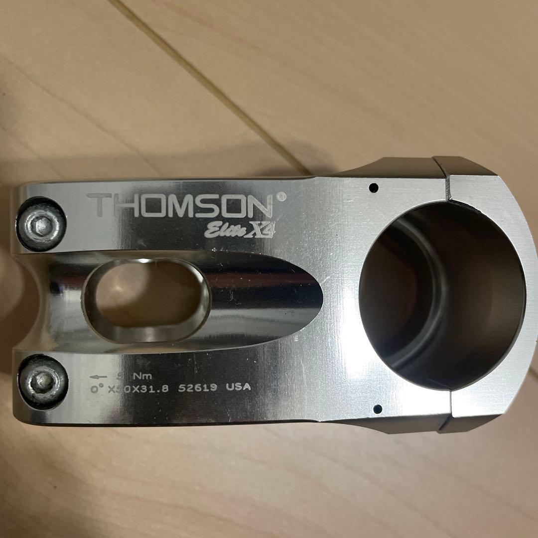 THOMSON Elite X4 ステム 31.8mm シルバー