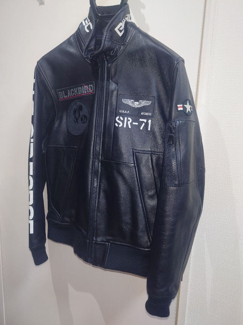 AVIREX レザージャケット ブラックバード BLACKBIRD