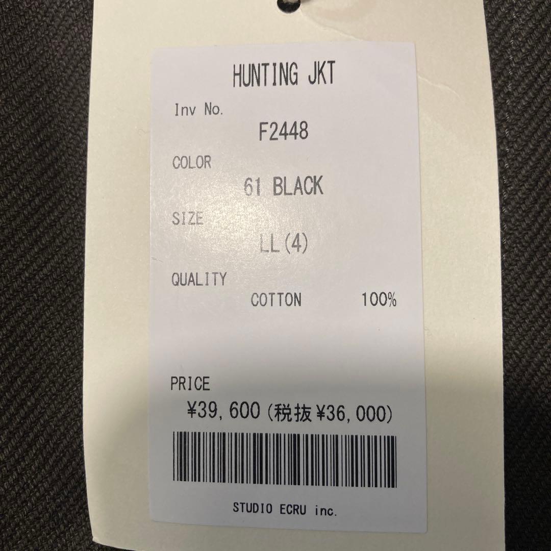 【未使用】FOB FACTORY F2448 ハンティングジャケット　LL