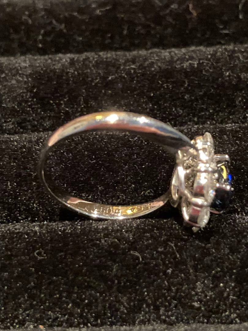 非加熱サファイア リング