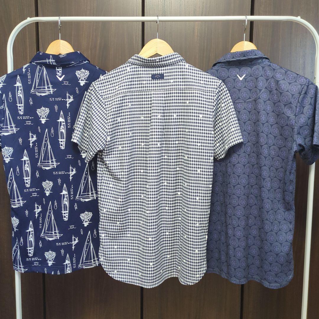 美品　Callaway　キャロウェイ　ゴルフ　シャツ　Mサイズ　3点