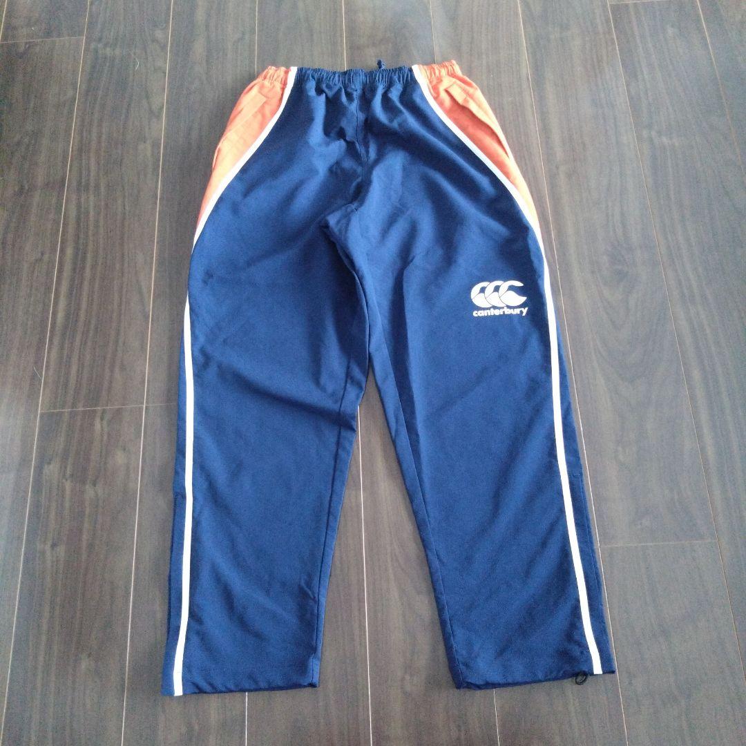 美品 canterbury ウェア オレンジ/ネイビー ジャージ セットアップ