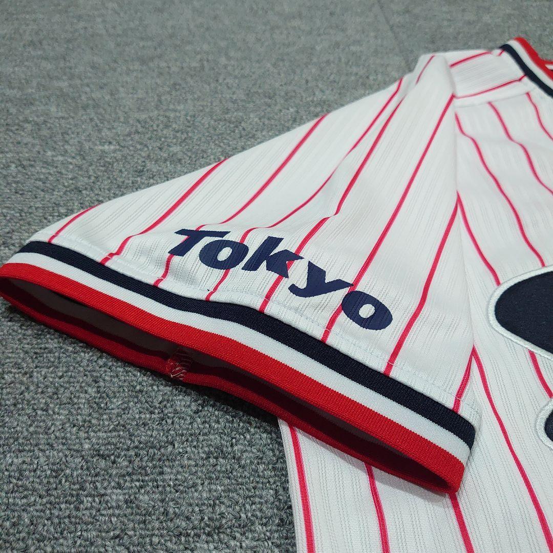 【美品】東京ヤクルトスワローズ 長岡 レプリカユニフォーム ホーム Мサイズ