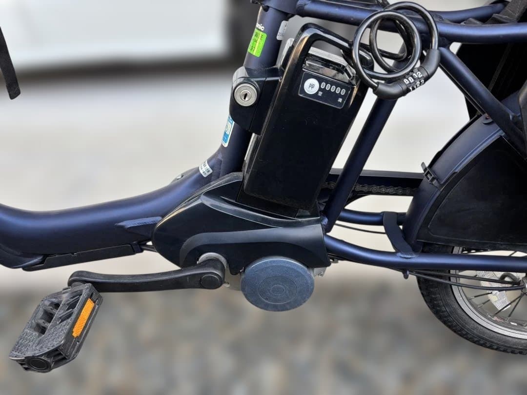 Gyutto 3人乗り　後付けシート　電動アシスト自転車 チャイルドシート付き