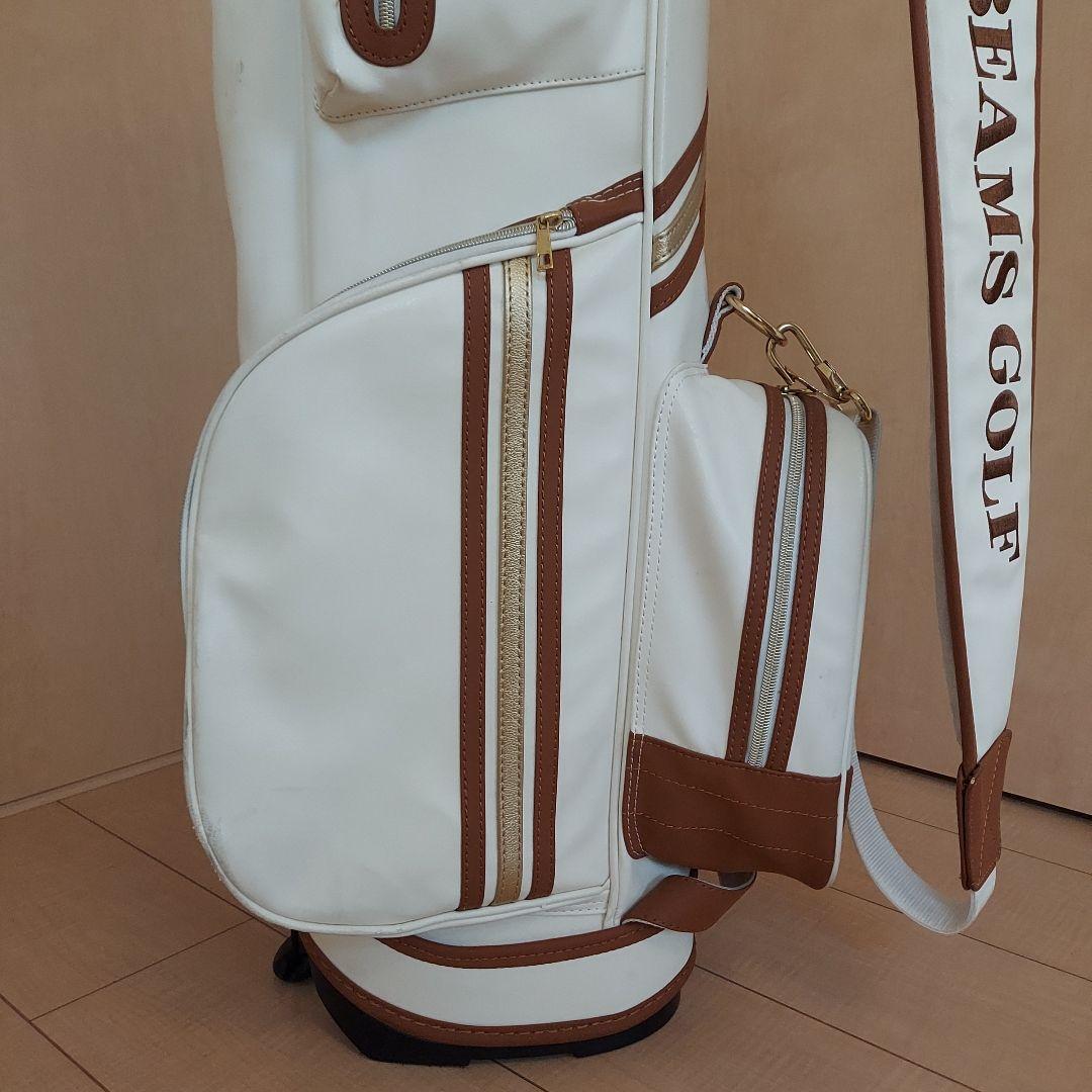 BEAMS GOLF ビームス キャディバッグ スタンド ★ヘッドカバー付き
