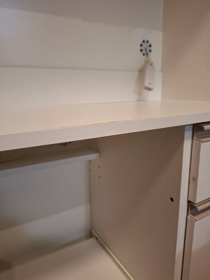 ホワイト食器棚・レンジ台