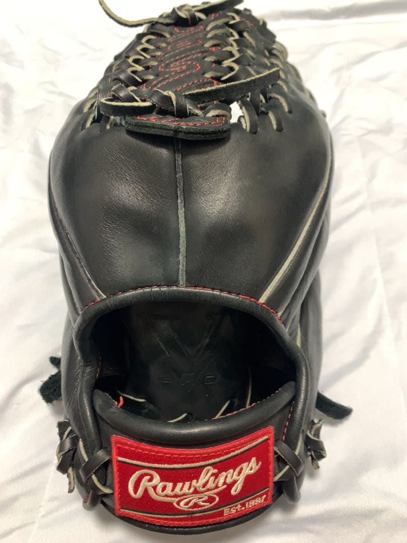 ぽ*ま様 Rawlings ローリングス 軟式 両投げグローブ 黒
