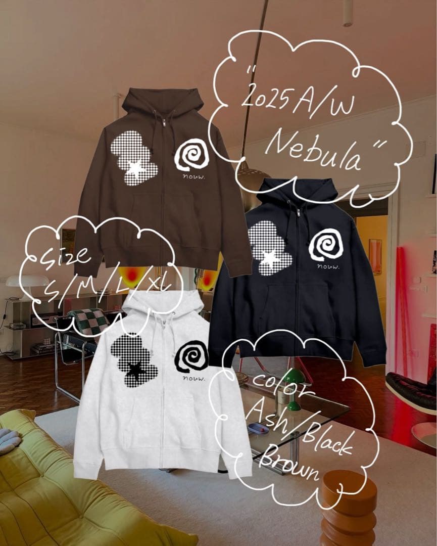 nouw. パーカー Mサイズ