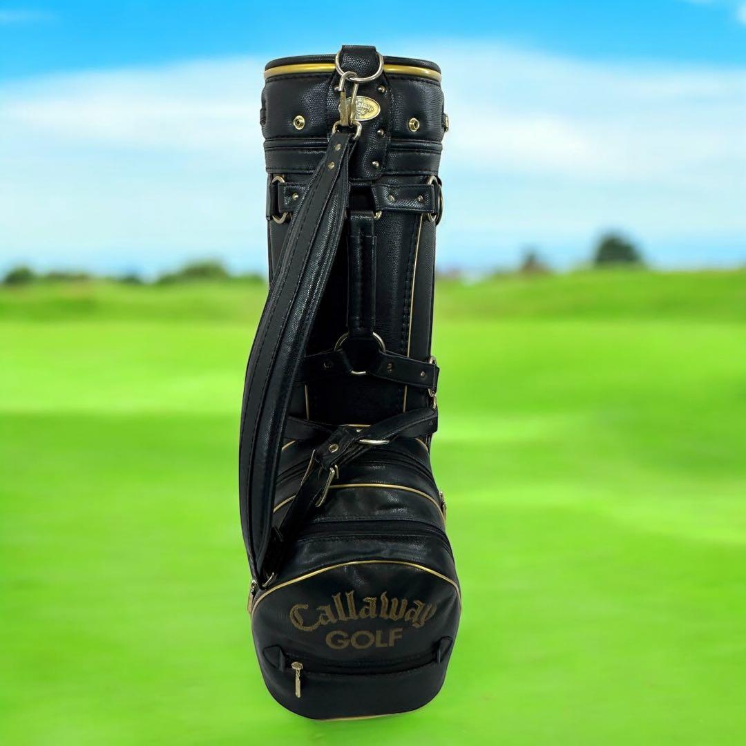 キャロウェイ ヴィンテージ 当時物 5分割 9インチ ブラック ゴルフバッグ