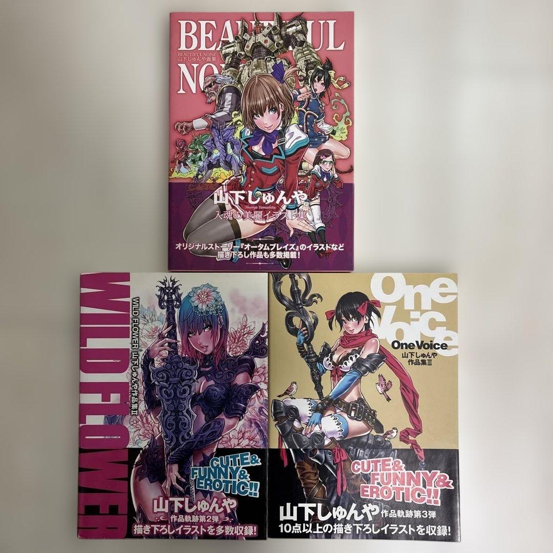 山下しゅんや 作品集Ⅱ 作品集Ⅲ 画集 3冊セット